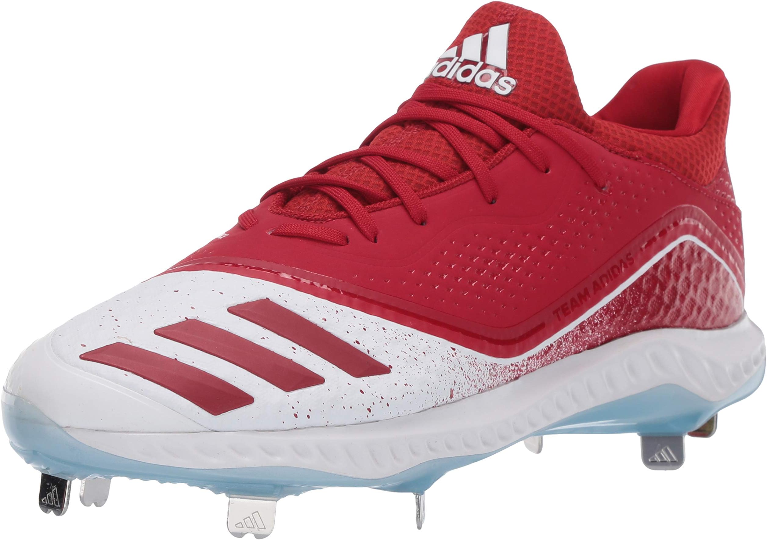 adidas red and blue cleats