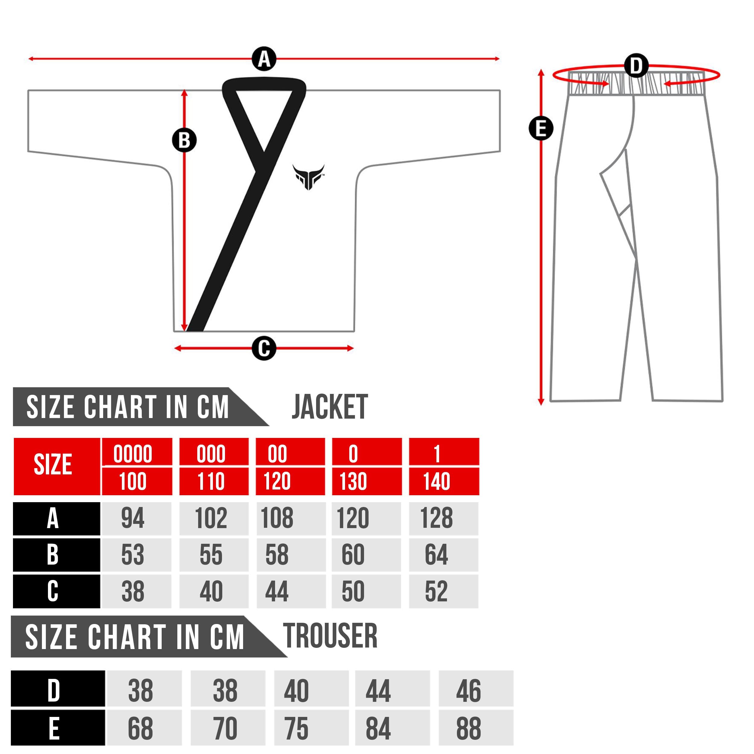 Mytra Fusion Karate Suit Uniform w wielu rozmiarach i kolorach, ultralekki strój do karate dla mężczyzn, kobiet i dzieci