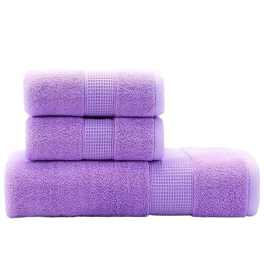 Serviette de bain coton TILEZE : grandes serviettes épaisses adulte pour la maison