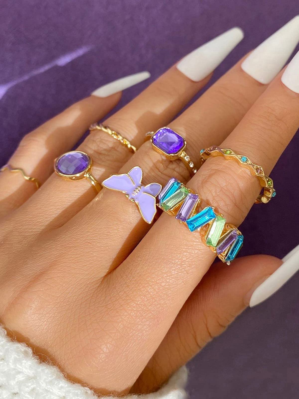 Plated Style Finger Rings