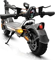Cunfon RZ800 Electric Scooter: 31 MPH Top Speed, 50-Mile Range, 1200W Off-Road Motor, Dual Brakes, APP Control