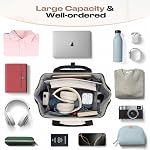 Maelstrom Travel Laptop Backpack for Women Men,Backapck Fits 15.6-17.3 Inch Laptop, Teacher/Work Bag with Insulated Lunch Box