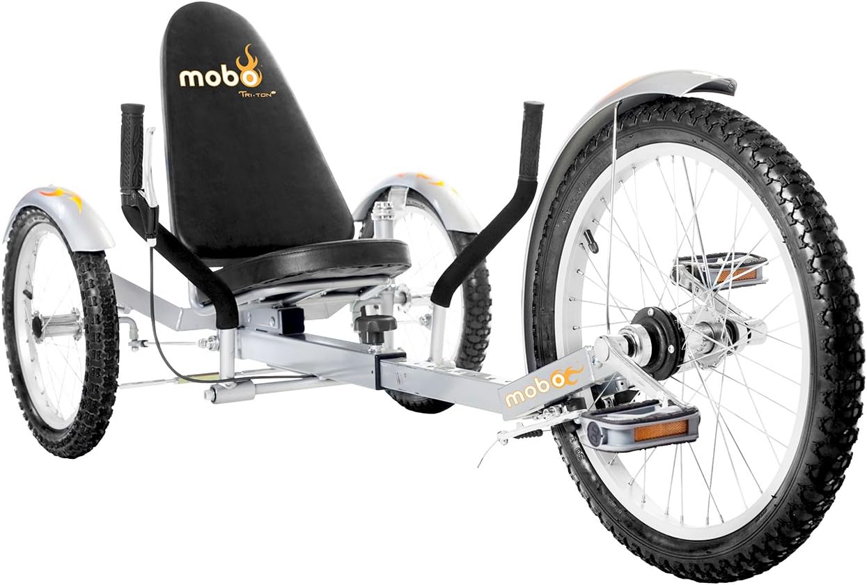 Mobo Triton Pro Adult Tricycle for Men & Women. Beach Cruiser Trike. Pedal 3-Wheel Bike