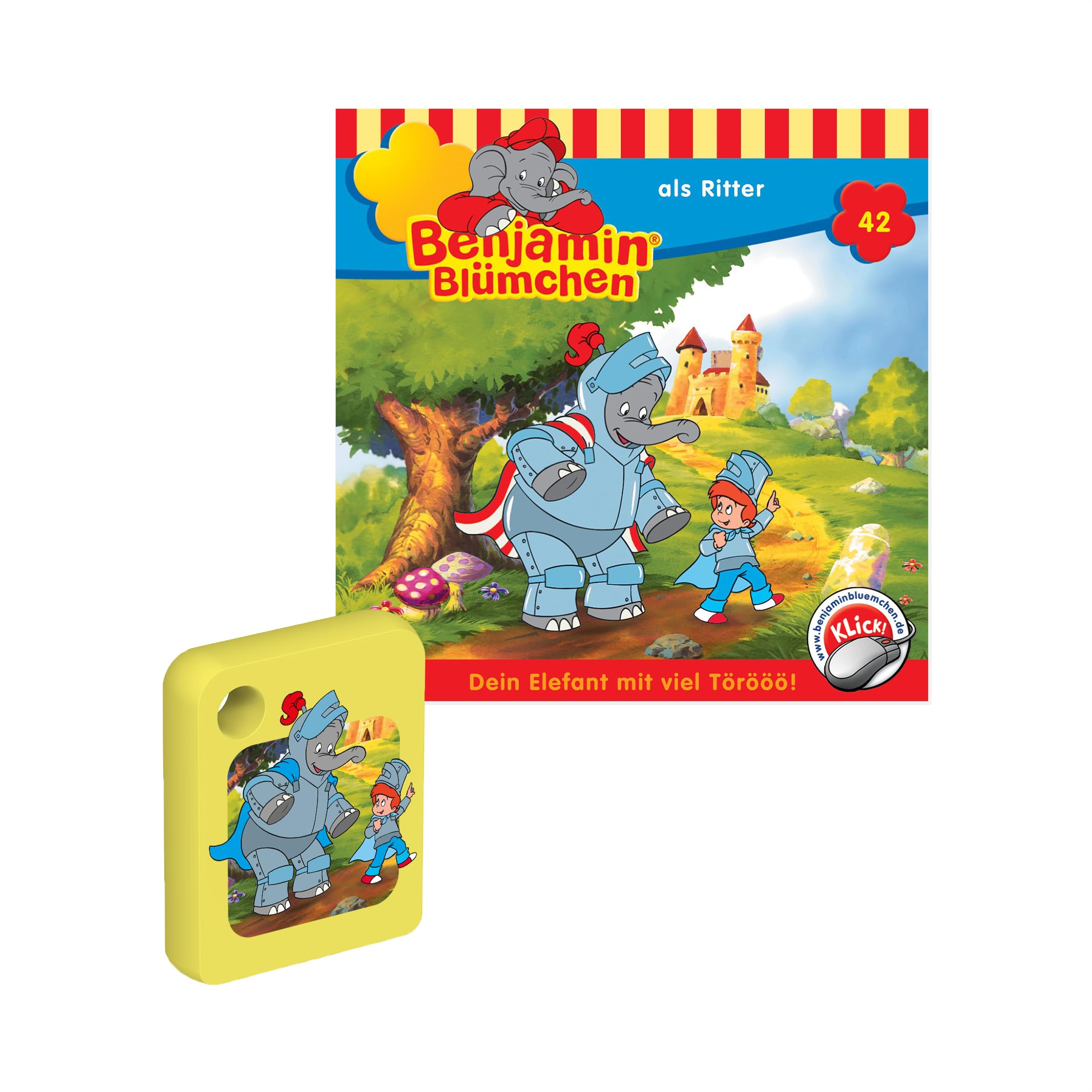 Galakto Audio Token: Benjamin Blümchen - Benjamin Blümchen as Knight, Radio Play for Children from 3 Years, Playing Time Approx. 42 Minutes