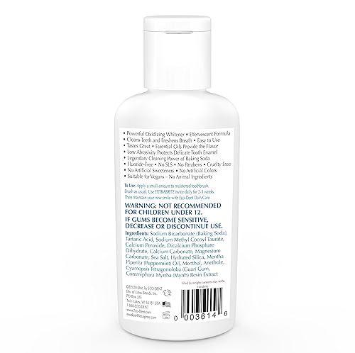 Miniatura 2 de Blanqueador de dientes, sin fluoruro, menta deslumbrante, 2 oz