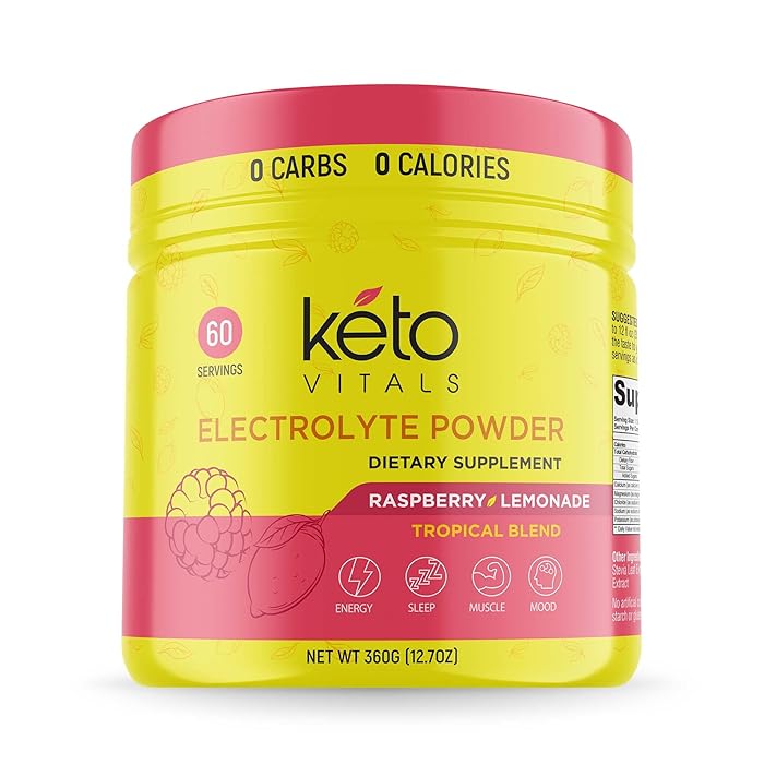 Buy Keto Vitals Electrolyte Powder Sugar Free Keto Electrolytes