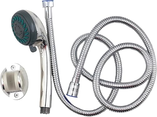 Handheld Shower Head Set with 1.5m Hose and Wall Holder AY403-052