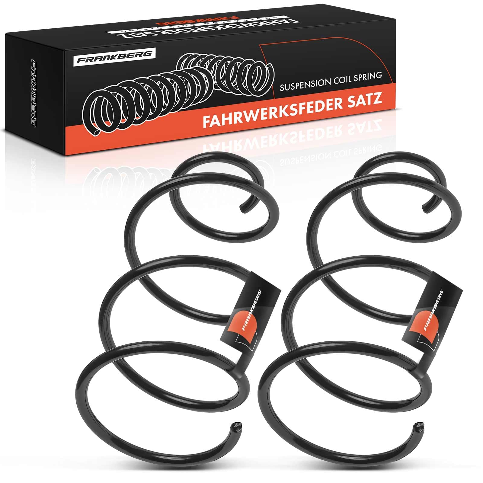 Frankberg 2x Molle di abbassamento Asse Anteriore Compatibile con Seicento/600 187 1997-2010 Replace# 98603816