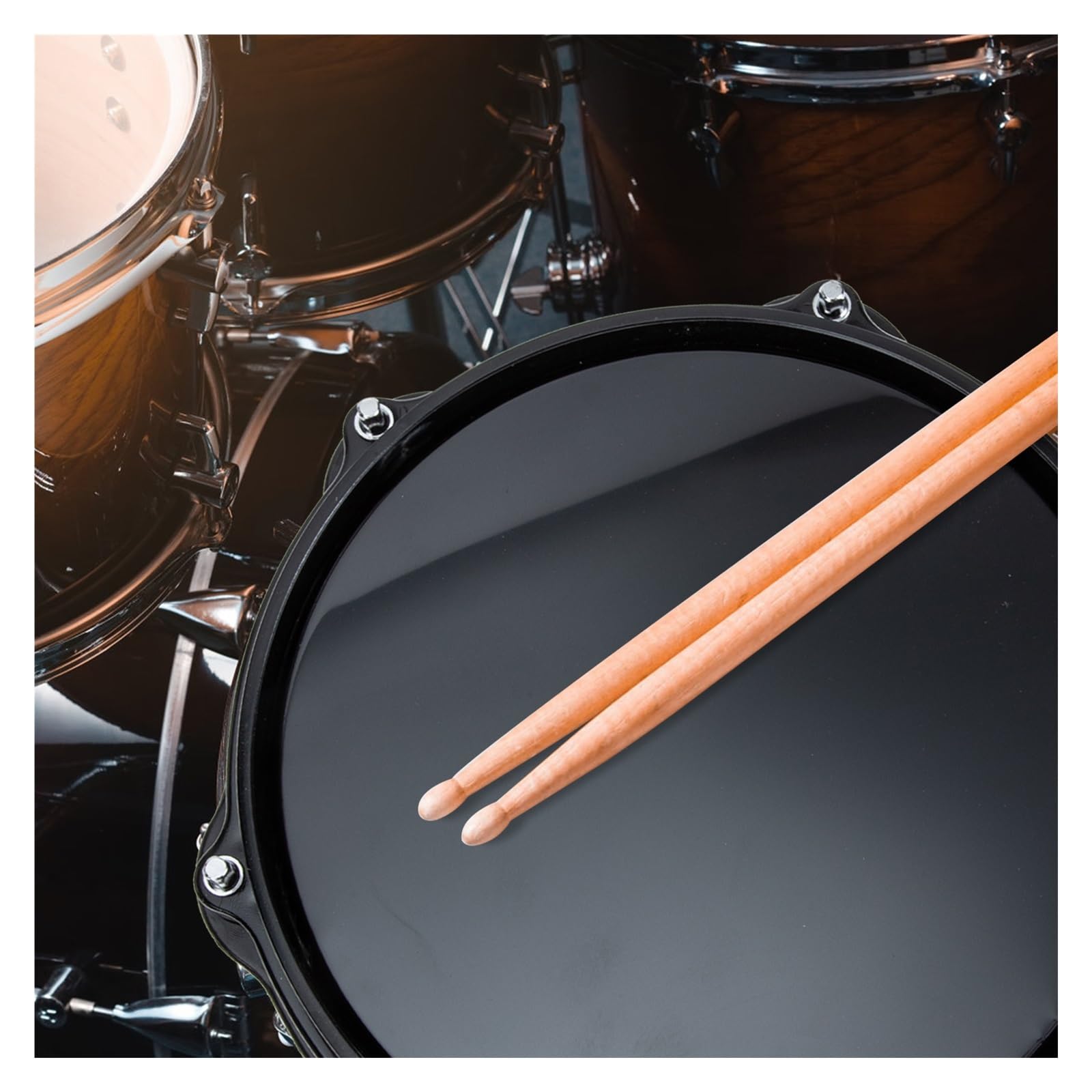Üben Sie Anfänger Eva Dumb Mat Ruhige Übung Dumb Practice Mat Drum Pad for Anfänger Pad for den Heimgebrauch Drum Accessories