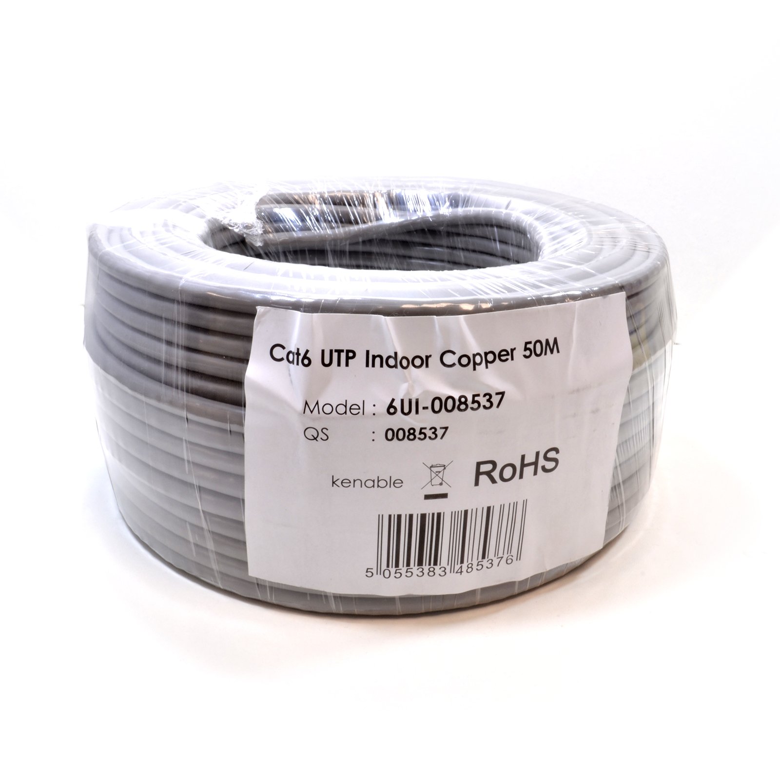 kenable Cat6 Ethernet Cable Reel 50m Grey - Image 4