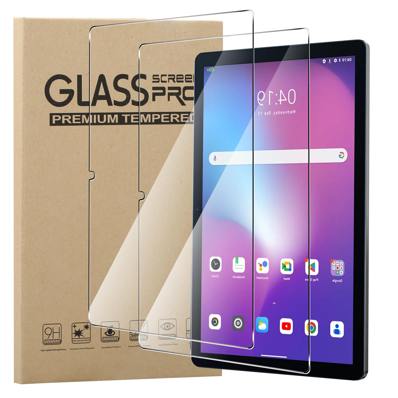 Pellicola Vetro Temperato Per HiGrace Tablet Bambini 7 Pollici - 2 Pezzi, Antigraffio 9H, Antimpronte - Foto 10