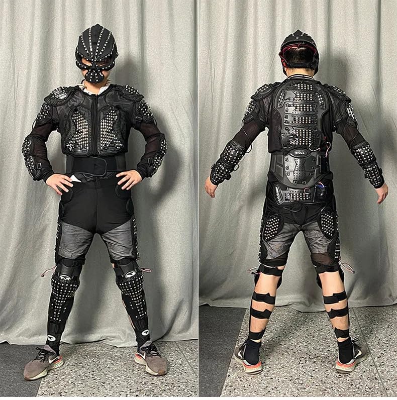Earthradius LED robot kostium człowieka świecące ubrania świecące zbroja czaszka kask sceniczny taniec przedstawienie show przebranie