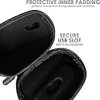 Vista 3 de Funda rígida para Logitech Mx Master 3 y Logitech Mx Master 3s, color negro