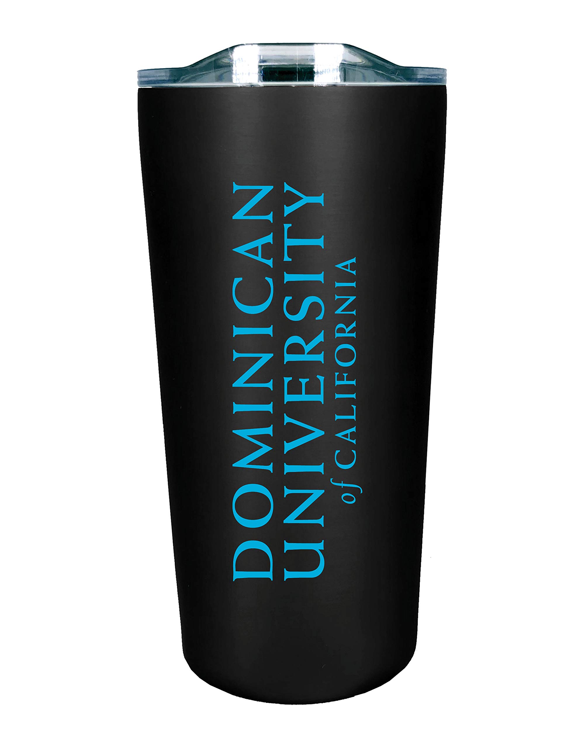 The Fanatic Group Dominican University of California Double Walled Soft Touch Tumbler, Design-1 - Black