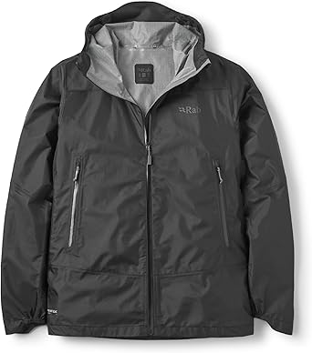 Rab Mens Phantom Mountain Jacket - Lightweight, Packable Hooded Full-Zip for Hiking & Backpacking