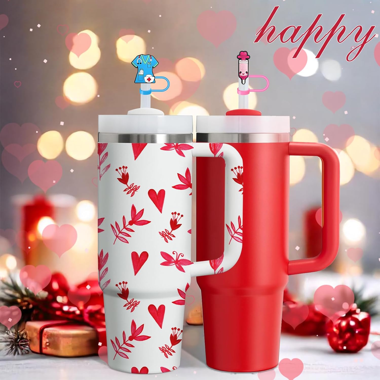 Nurse Straw Covers Cap for Stanley Cup, 10mm Nurse Straw Topper for Stanley Tumblers Accessories - Image 5