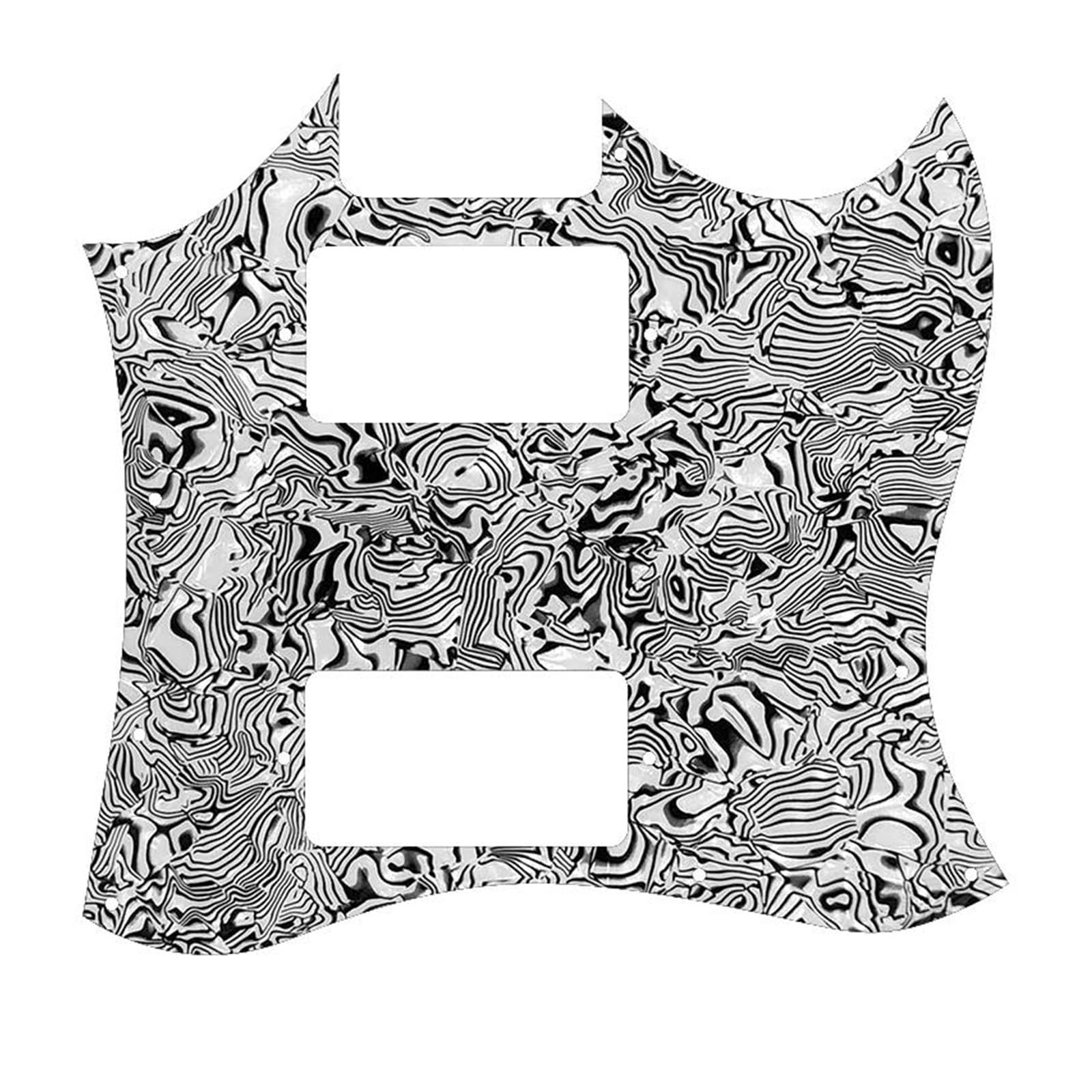maskownica do gitary elektrycznej Części gitarowe - SG Guitar Pickguard PAF Śruby do pickguardu gitarowego(White Pearl Shell)