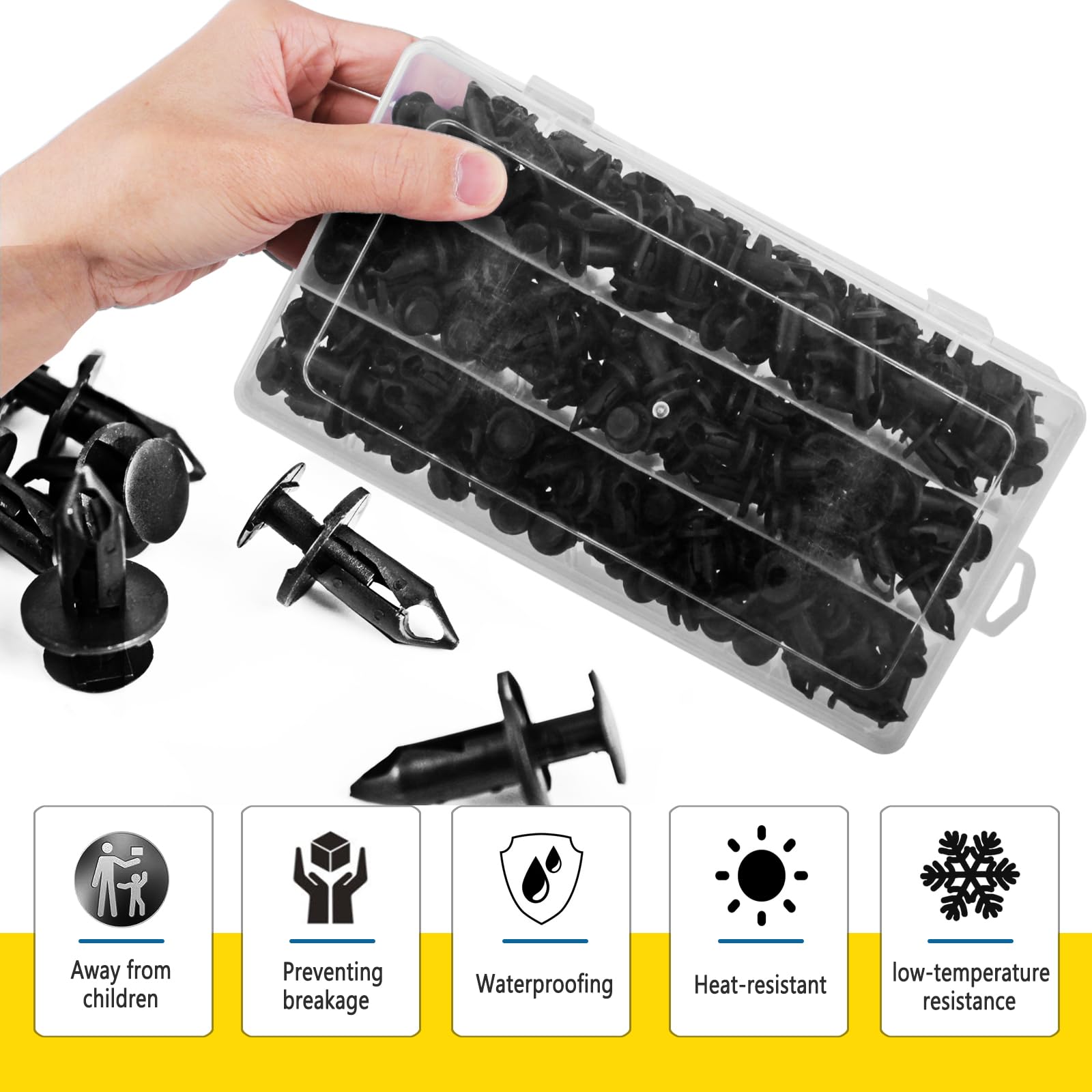 120PCS Polaris 7661855 Fender Clip Body Rivet RZR Ranger 1000 900 - Foto 12