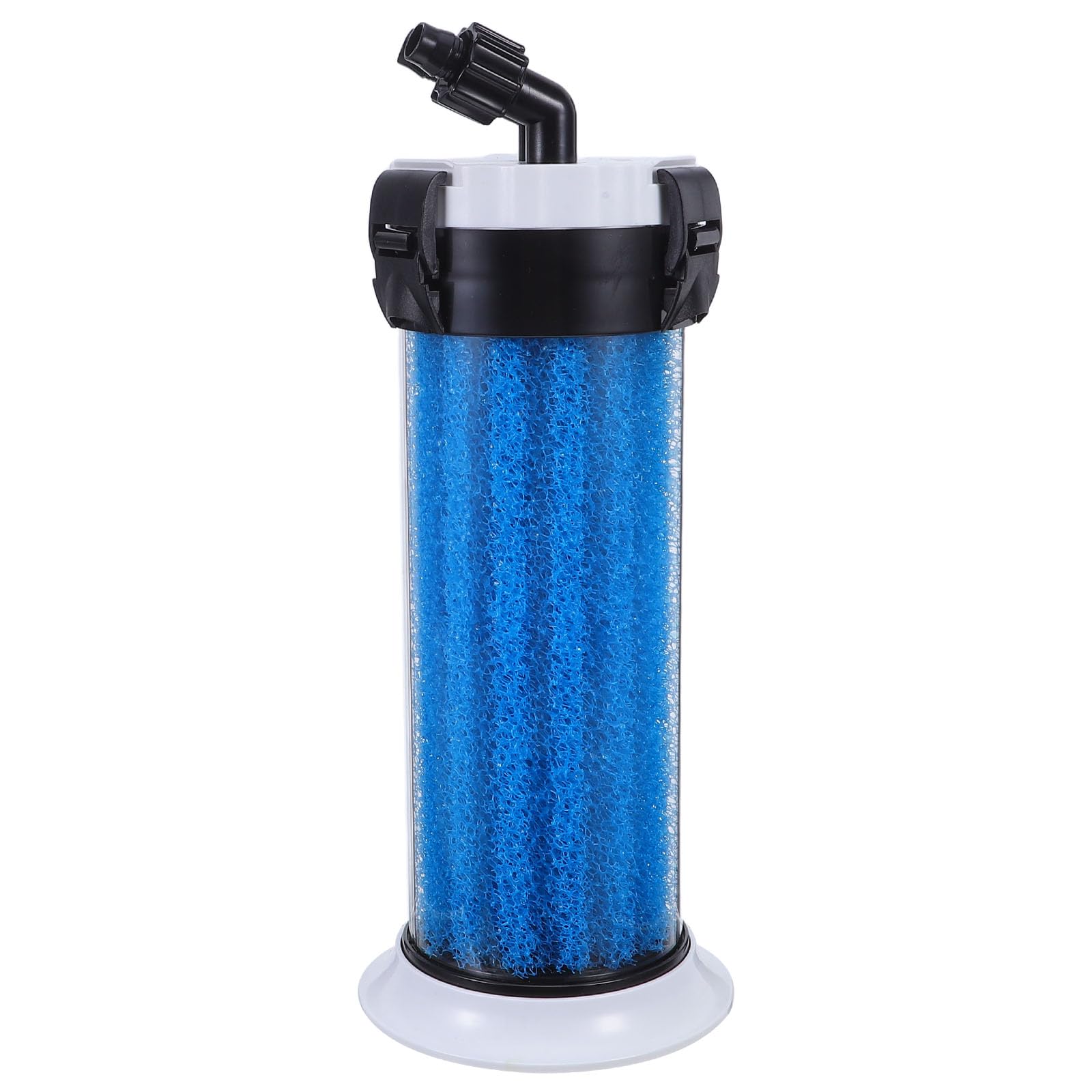 ifundom Filtro de Acuario Externo para Pecera, Filtro de Cartucho con Bomba Sumergible, Sistema de Filtración Física, Química y Biológica, Adecuado para Tanques y Acuarios con Circulación