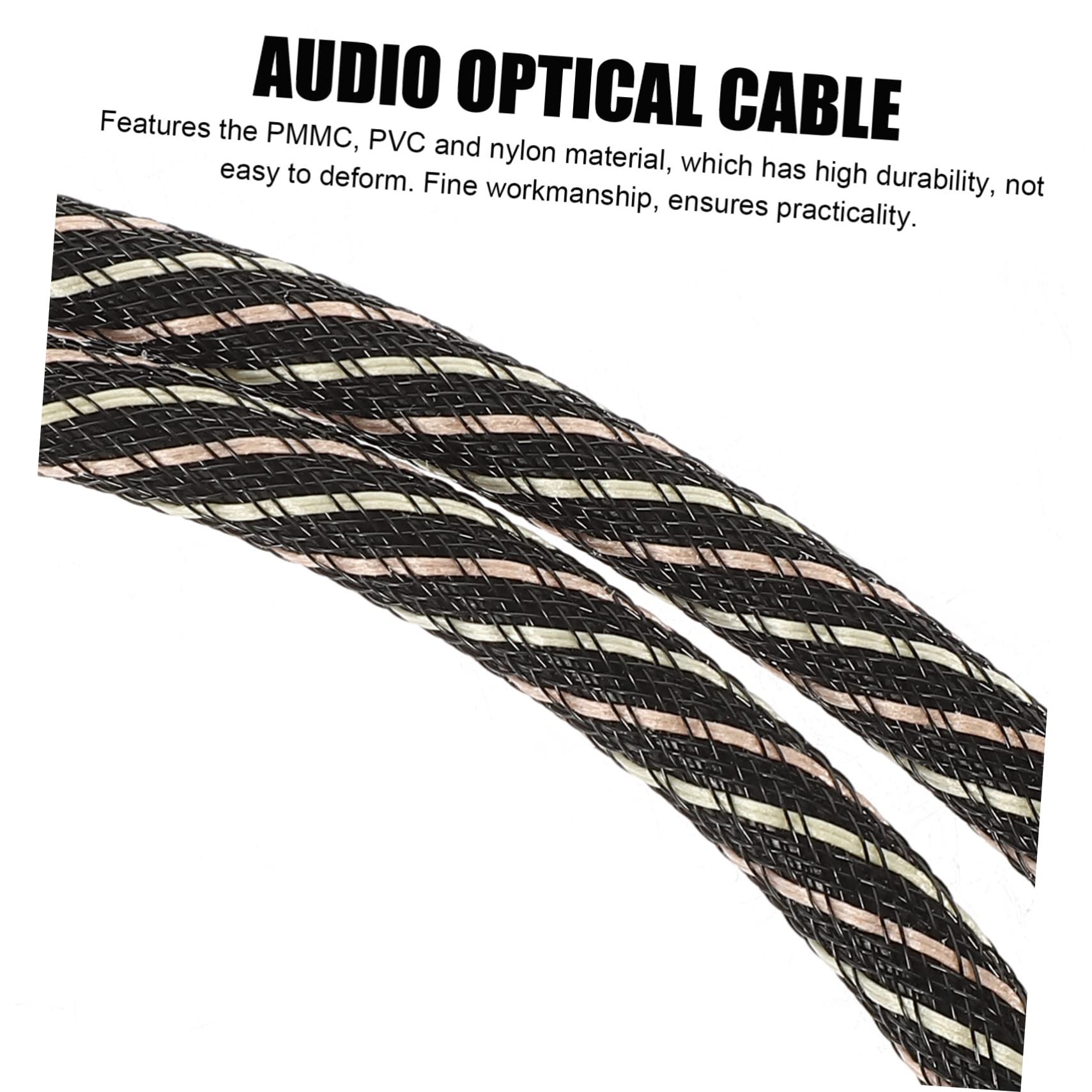 OSALADI 3pièces Câble Audio Optique Pour Home Cinéma Transmission Stable Et Haute Définition Compatible Avec Consoles De Jeux Et Amplificateurs