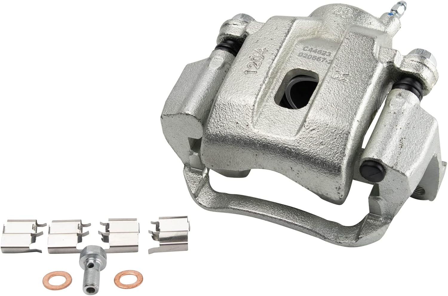 TRQ Rear Performance Brake Pad & Rotor Kit Brake Caliper Brake Chemical Kit Brake Pads Brake Rotors Set Ceramic Compatible with 2008-2015 Toyota Sequoia 2007-2015 Tundra