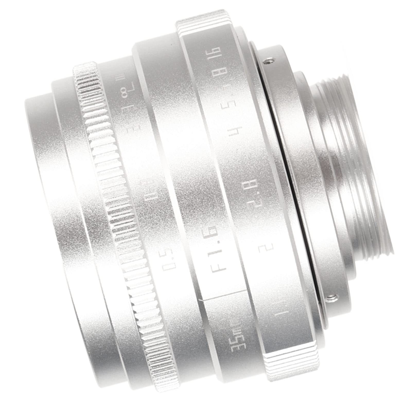 Obiettivo con Messa a Fuoco Manuale da 35 Mm, Obiettivo a Focale Fissa con Attacco C in Vetro Ottico Multistrato MC a Grande Apertura F1.6 per Fotocamere Mirrorless