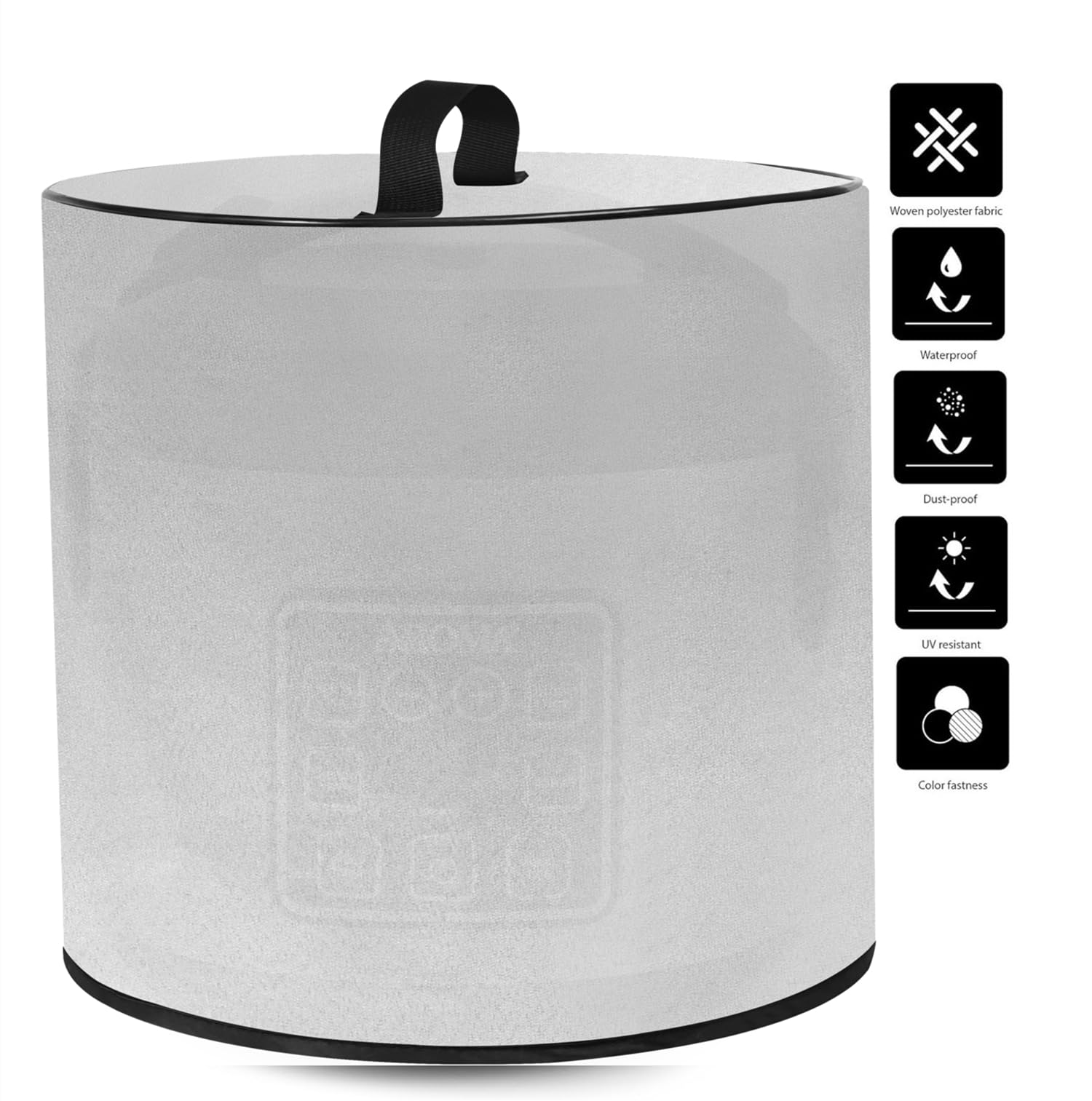 2 Qt Rice Cooker Dust Cover,Compatible With AROMA 2 Qt Digital Rice Cooker ARC-914SBD/2 QT Compact Rice Cooker CRS2010BS (Light Grey)