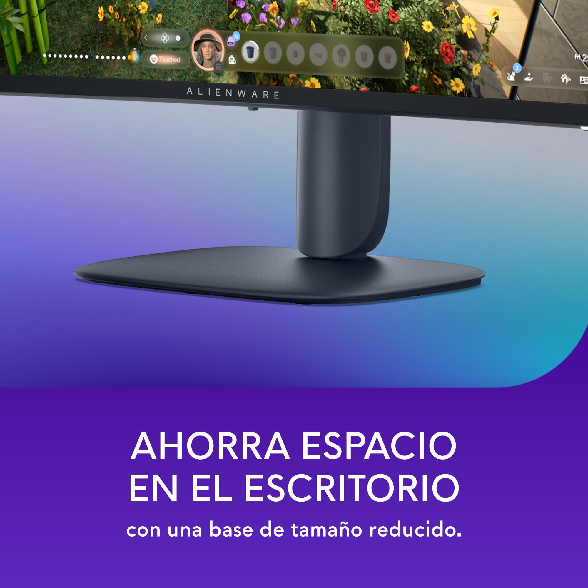 Alienware 32 Monitor Gaming - AW3225DM, QHD (2560x1440), 1500R Curvo, 180Hz, VA, 1ms, AMD FreeSync, VESA AdaptiveSync, 95% DCI-P3, HDR400, DisplayPort, 2 HDMI, 3 USB,