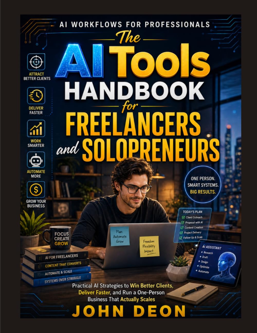 THE AI TOOLS HANDBOOK FOR FREELANCERS AND SOLOPRENEURS: Practical AI Strategies to Win Better Clients, Deliver Faster, and Run a One-Person Business ... Scales (AI Workflows for Professionals)