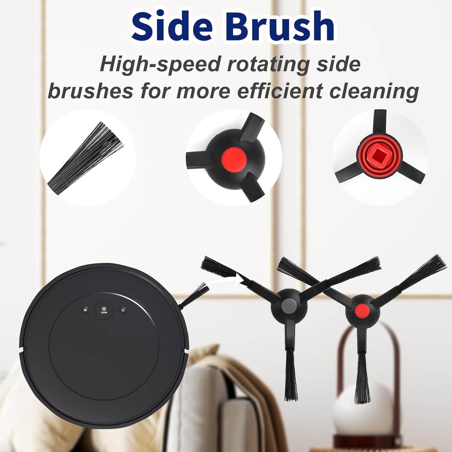18 PCS Accessories for Eufy Omni S1 Pro Robot Vacuum, Replacement Parts Main Brush, Side Brush, Washable Filter, Dust Bag, Rolling Mop