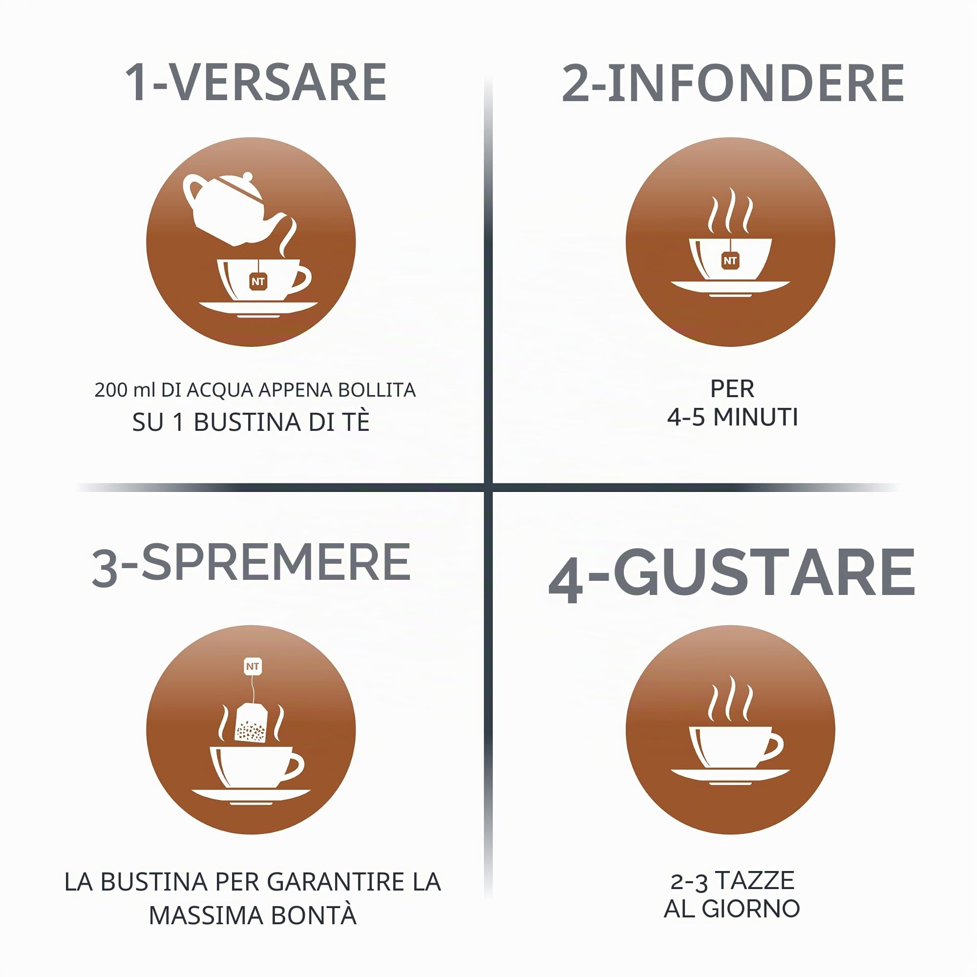 NUTRATEA Tisana Zenzero e Ginseng - Con 2 Grammi di Ingredienti attivi in ogni bustina - Gluten Free, 20 Bustine Riutilizzabili
