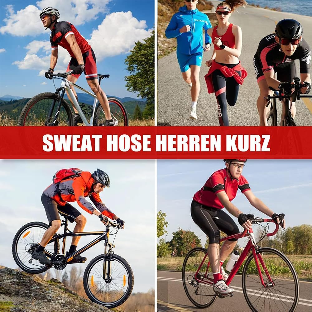 Motorrad Unterhose – Atmungsaktive Herren Radhose Mit 5d Sitzpolster, Stoßdämpfende Fahrrad-Unterhose, Für Motorrad Und Fahrrad