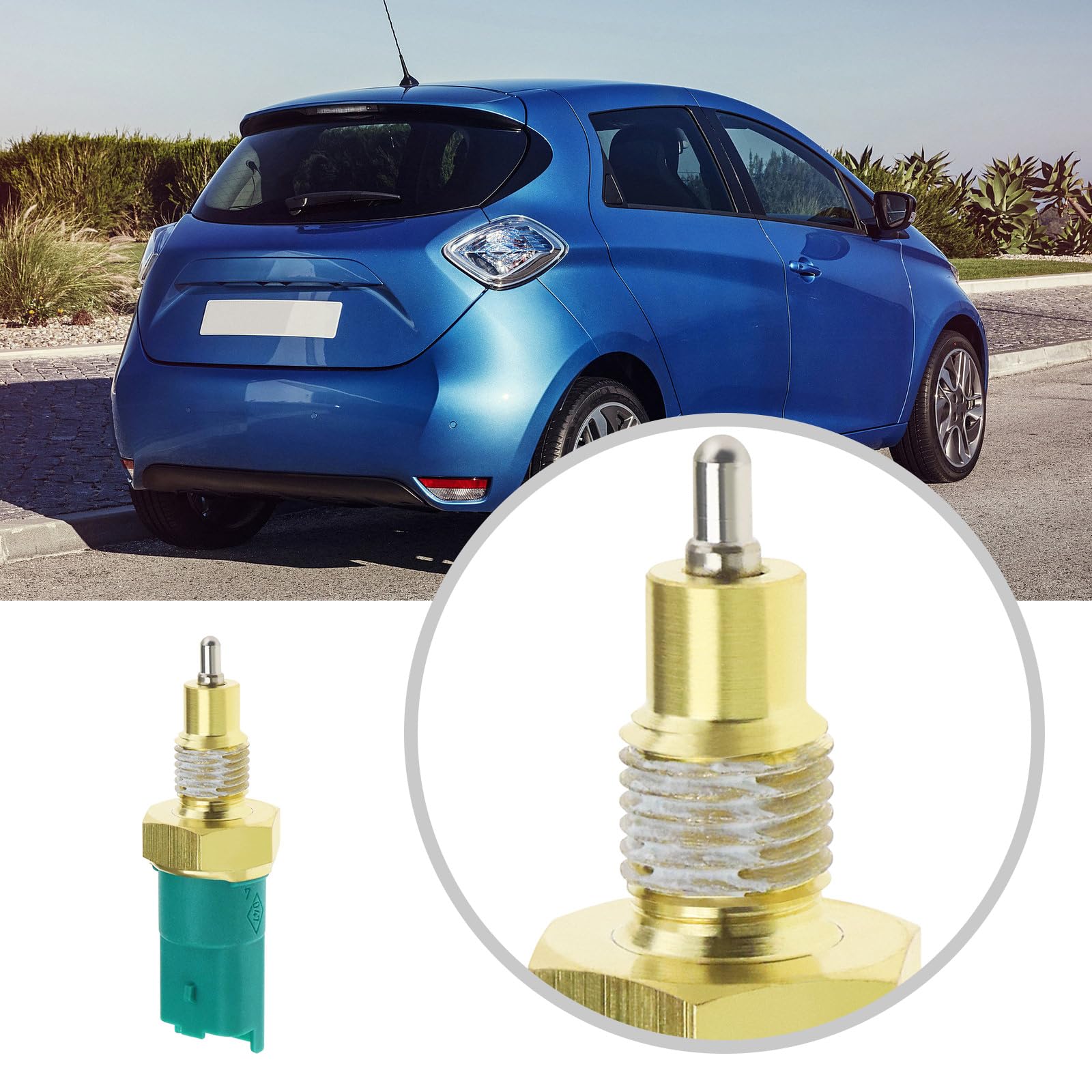 Create Idea Interrupteur de feu de recul pour voiture, à bascule, bouton poussoir, ON-NONE-ON, monocouleur, compatible avec Dacia, Mercedes-Benz, Nissan, Renault