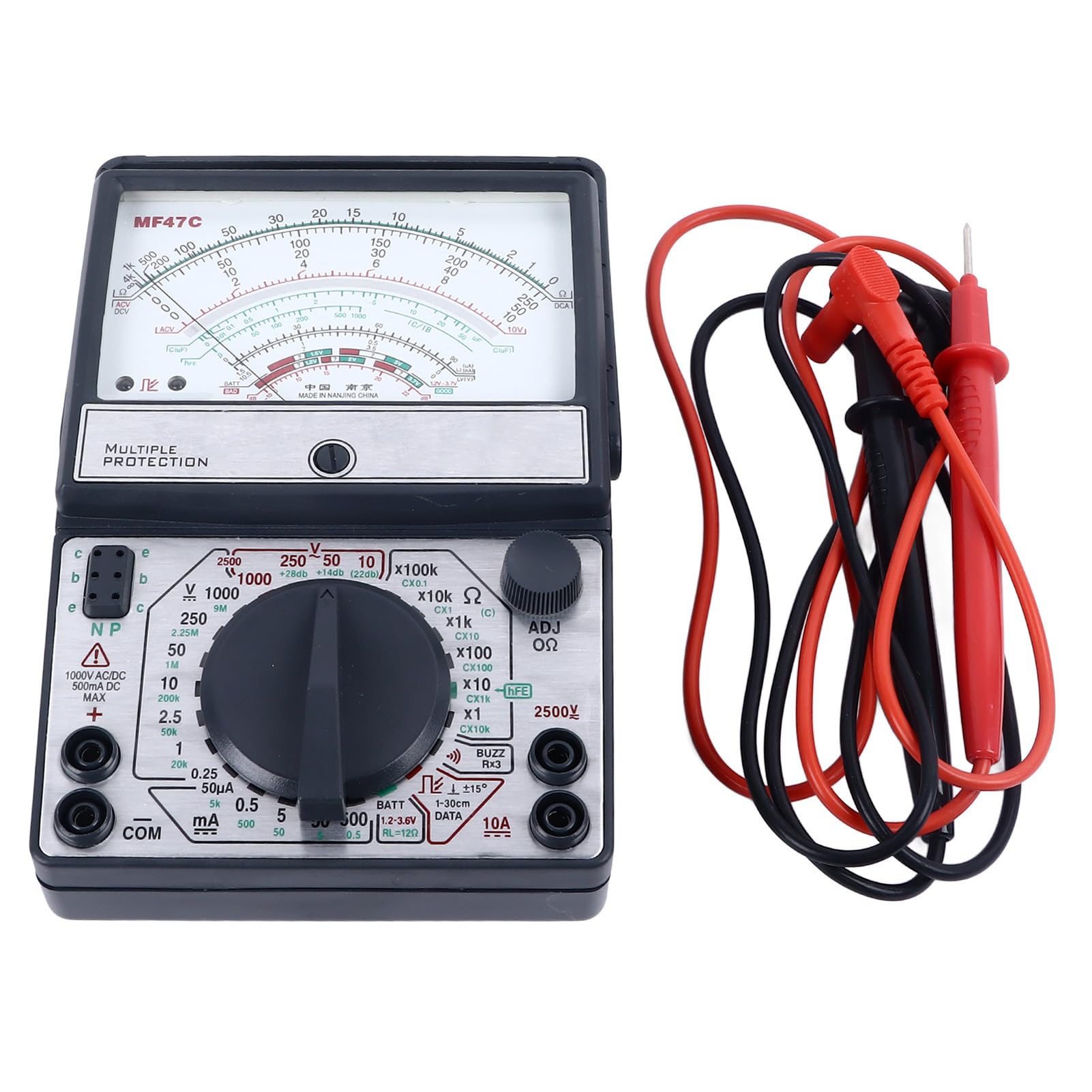 Zeigermultimeter, Hohe Genauigkeit, ABS-Material