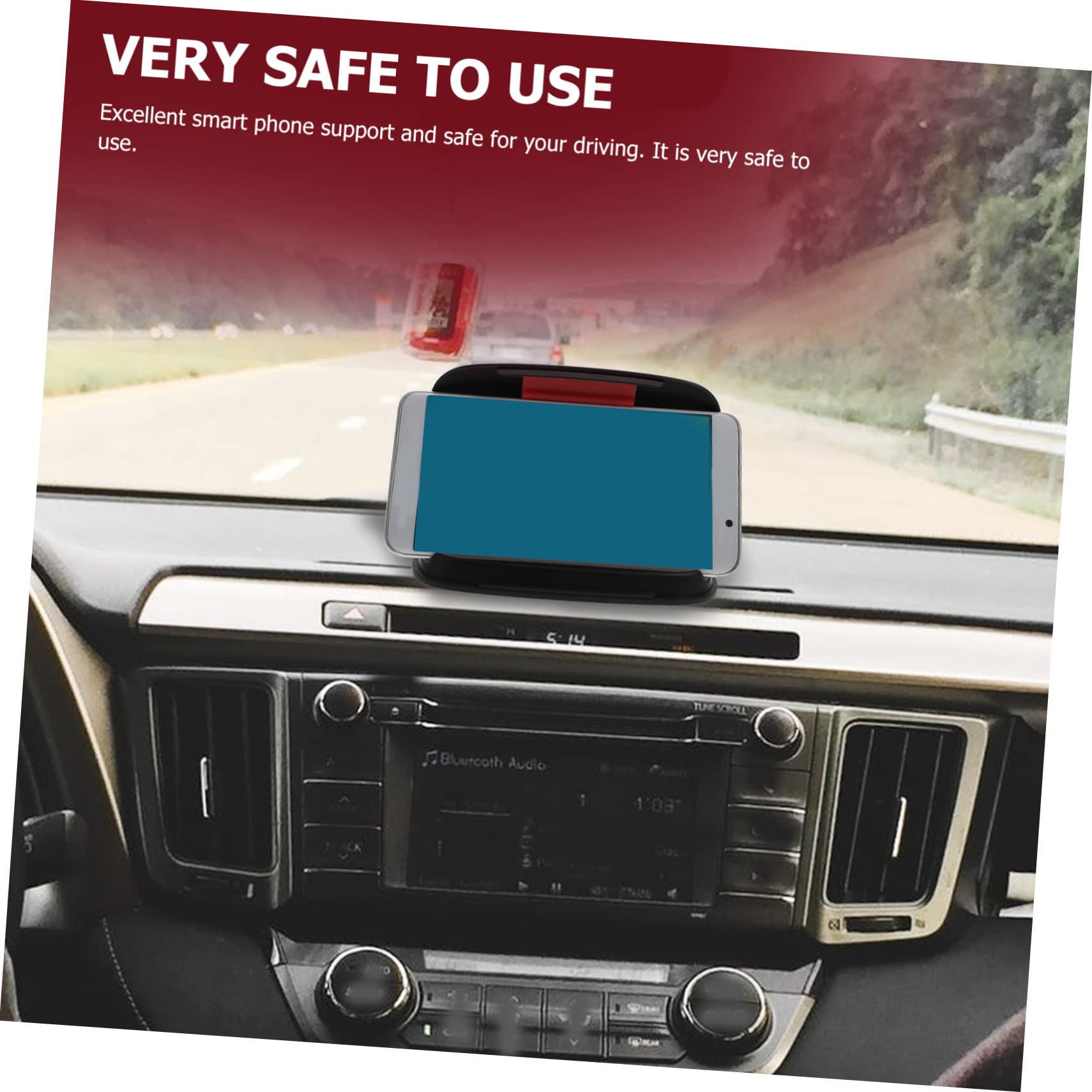 BESTYASH Durable Auto Phone Holder Non Slip Car Phone Stand for Dashboard for Navigation and Hands Use