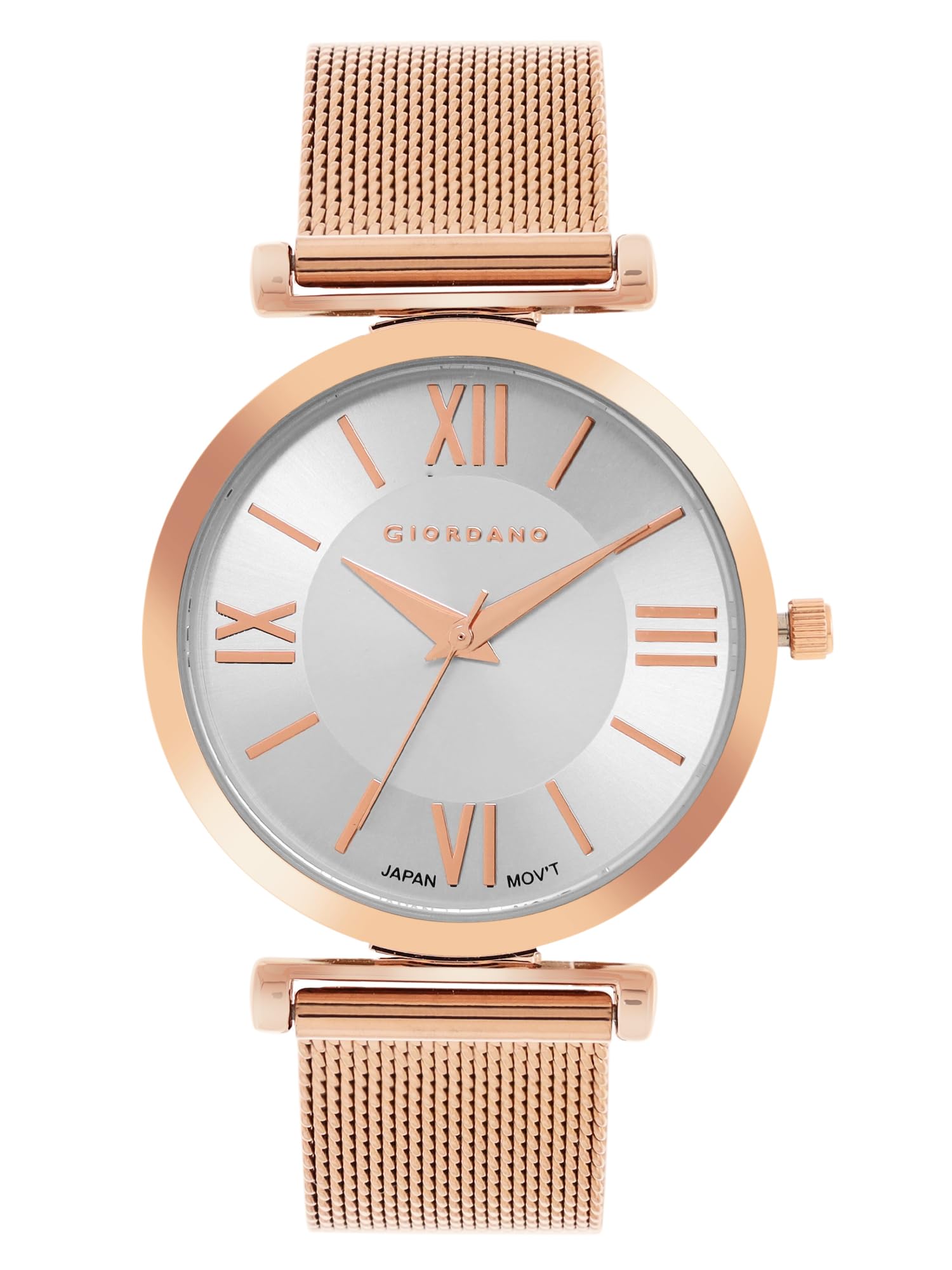 Giordano Analog Stylish Watch for Women Water Resistant Fashion Watch Round Shape with 3 Hand Mechanism Wrist Watch for Girls & Ladies to Compliment Your Look/Ideal Gift for Female - GZ-60061 (B0CCRXG7W7) Amazon Price History, Amazon Price Tracker