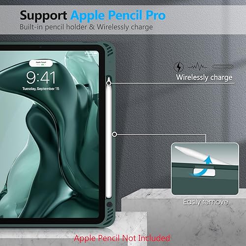 Miniatura 5 de Fintie SlimShell - Funda para iPad Air de 11 pulgadas M2 (2024), iPad Air de 5 generación (2022)  iPad Air de 4 generación (2020) de 10.9 pulgadas,