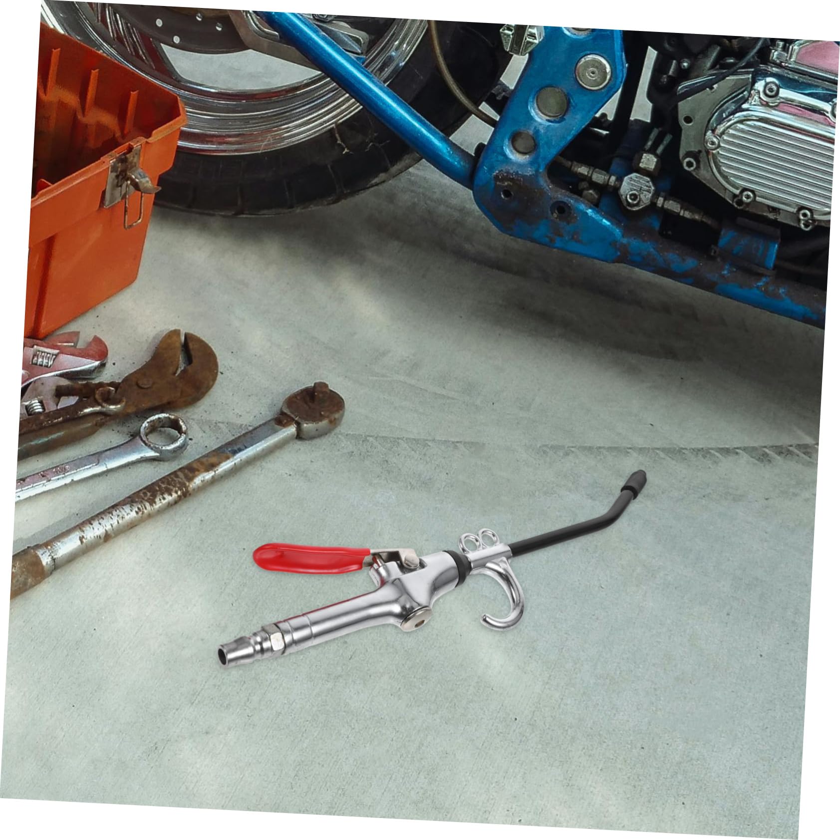 Gatuida 5pezzi Compressore Aria Professionale Con Ugello Per Soffiaggio Accessorio Per Pulizia Interni Auto e Altro Alta Pressione Sicurezza Antiscottatura Flusso Aria Potente