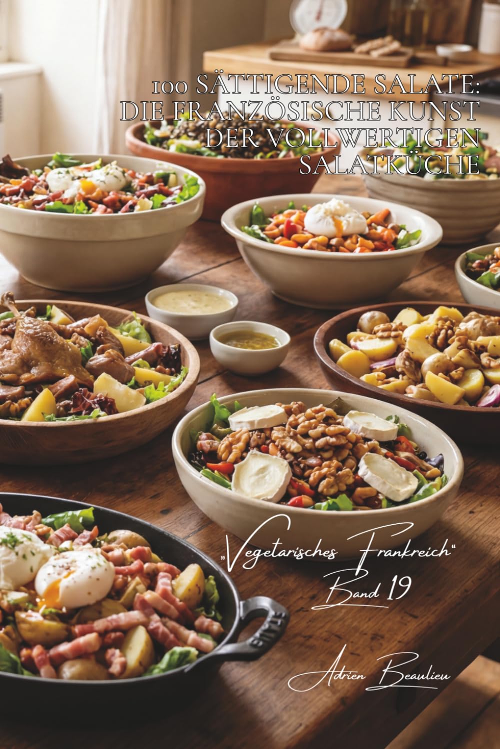 100 sättigende salate: die französische kunst der vollwertigen salatküche: komponiert, warm, knackig… wenn salat zum hauptgericht wird (Serie gemüse & gärten – unterreihe „Vegetarisches Frankreich“)