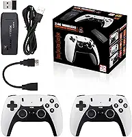 Wireless Retro Game Console, Nostalgia Stick Game, 30,000+ Games & 9 Emulators Built in, Plug and Play Video Games for Tv with Dual 2.4g Wireless Controllers (M8 PRO-64G)