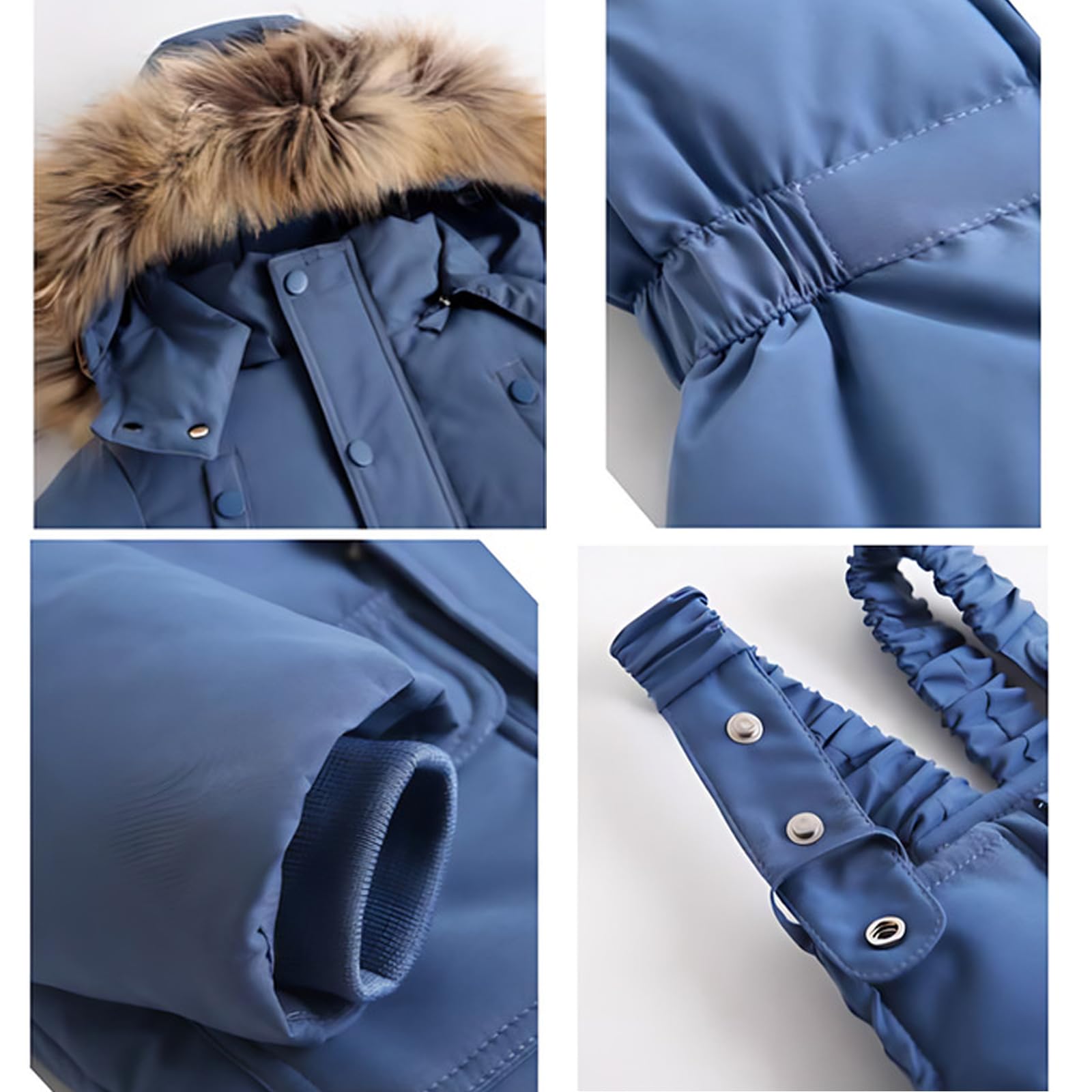 Verve Jelly Traje de Nieve de Invierno para niñas Conjuntos de Ropa para niños Chaqueta de Invierno con Capucha + Pantalones de Nieve para niños bebé Unisex