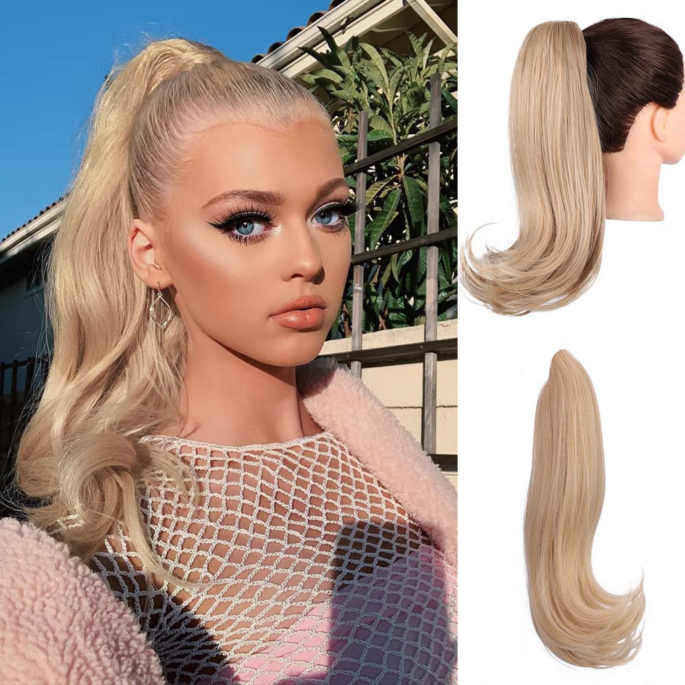 SHNMIN Claw Clip In Ponytail Extension Curly Ponytail Hair Extension