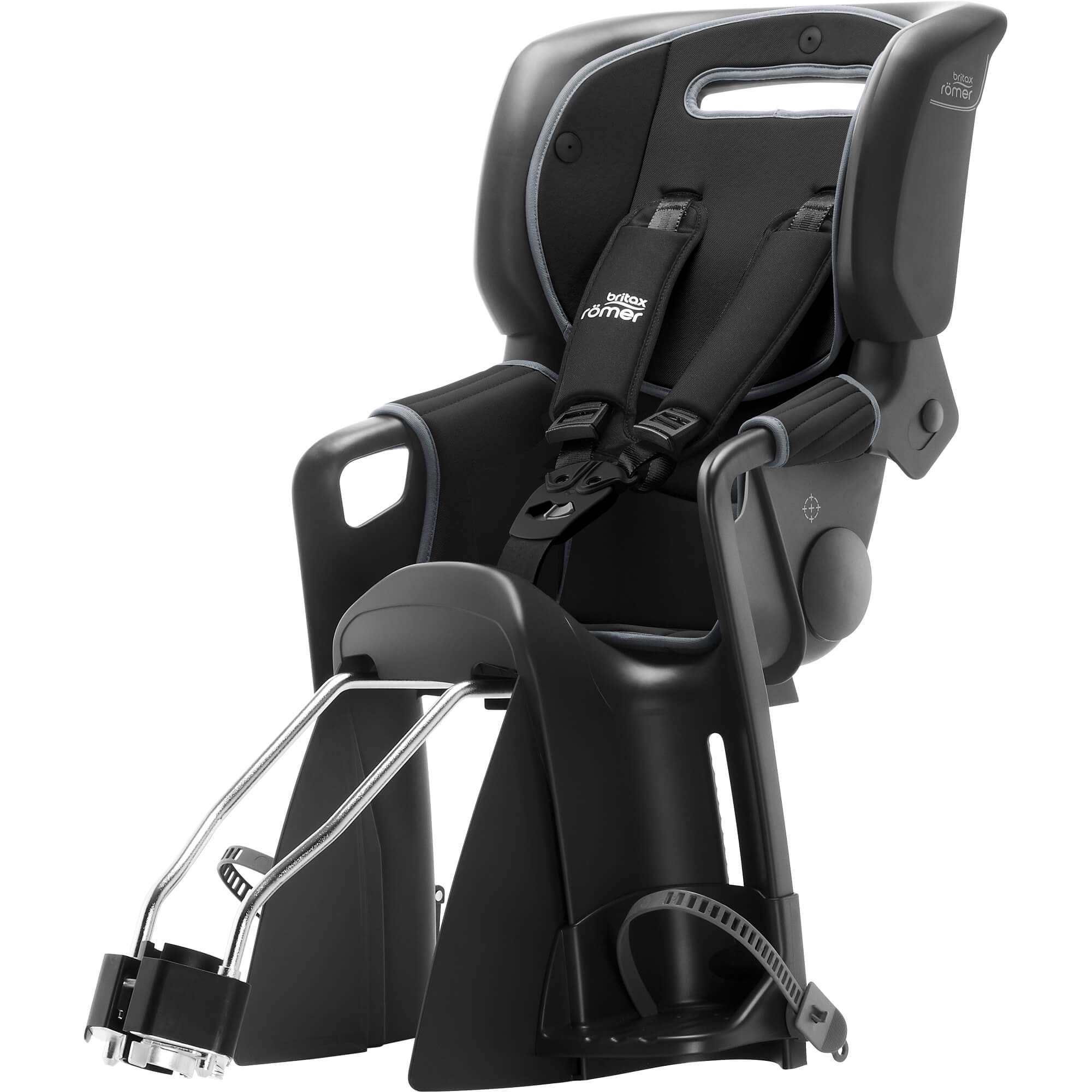 Britax Römer Child Bike Seat | 9 months - 5 years I 9 - 22 kg I JOCKEY 3 COMFORT I Black/Grey