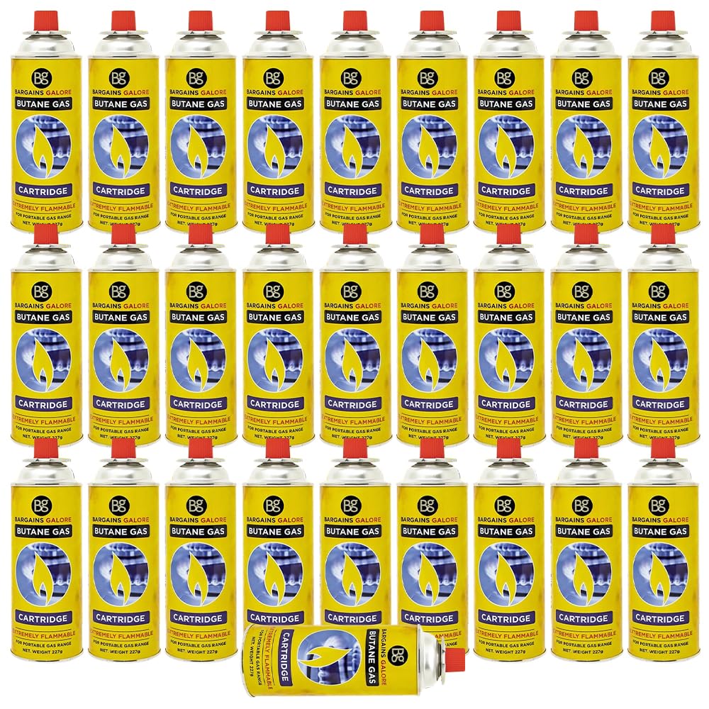 Bargains-Galore 28 Butane Gas Bottles Canisters For Cooker Heater Bbq