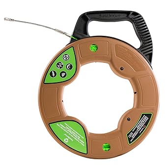 Southwire Tools & Equipment FTSP45-125FML SIMPULL Fish Tape 4.5mm 125-Feet Flexible Metal Leader, Large Case