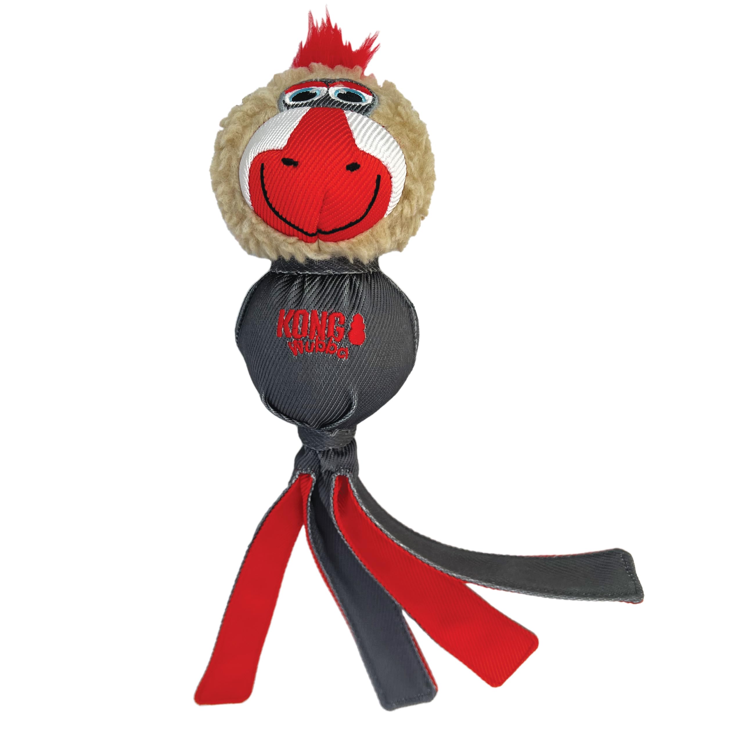 KONG Wubba Zoo Assorted Animal Dog Toy (Mandrill)