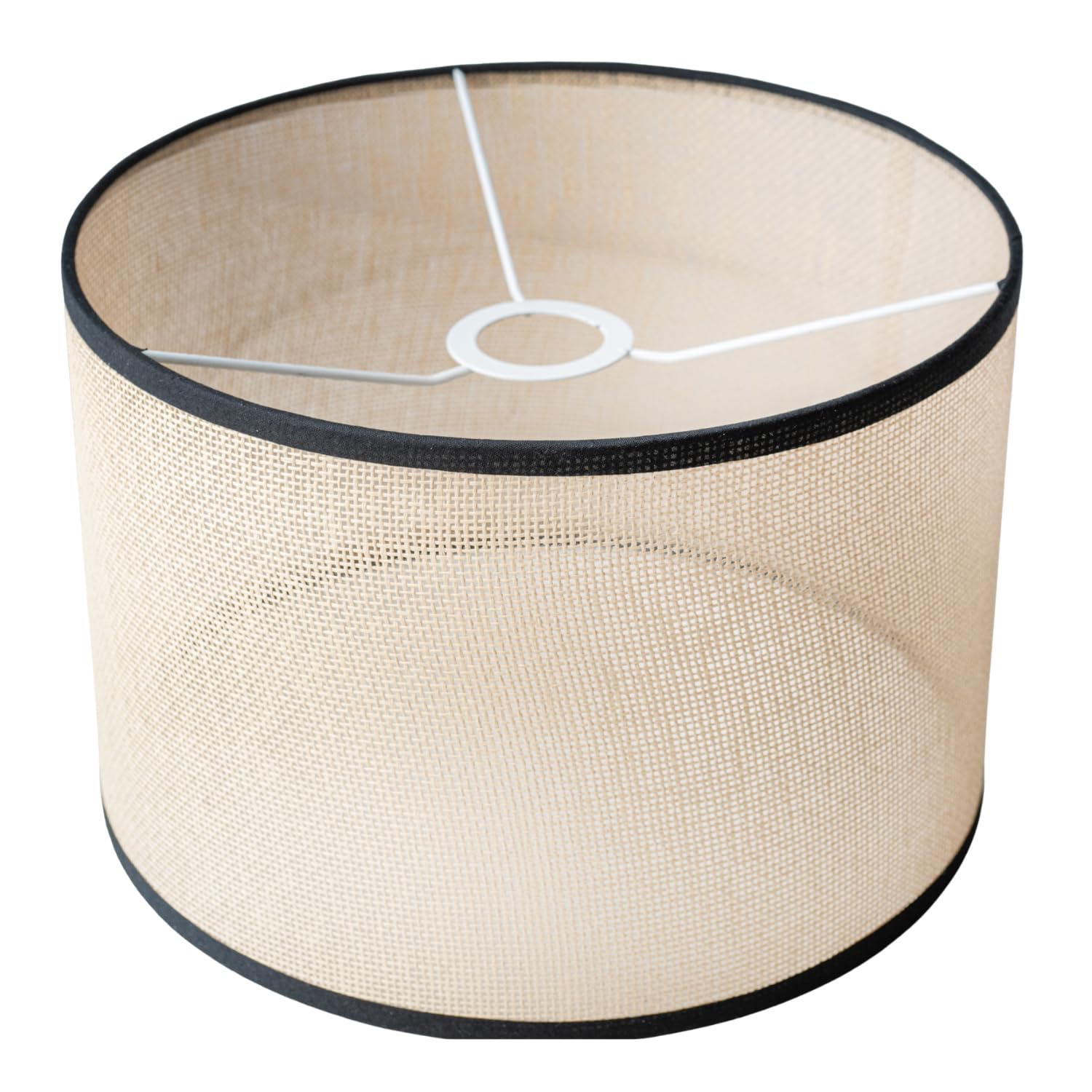 Fabfinds Brown Natural Hemp Rope Ceiling Lampshade 18.5Cm (1)
