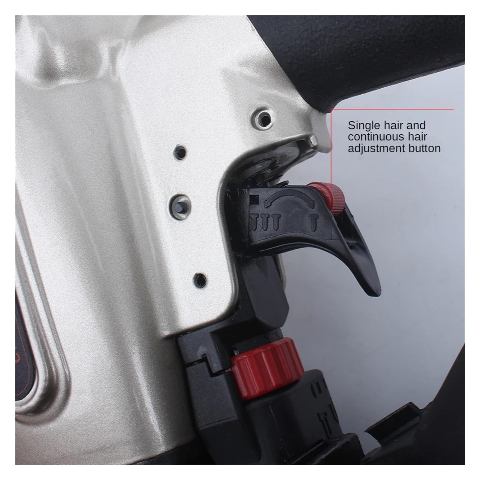Cucitrice pneumatica per tappezzeria Heavy-Duty Pistola sparachiodi pneumatica a fuoco continuo CN45A Uso della pistola sparachiodi pneumatica da 10,5 mm for pistola sparachiodi con scatola di imballa