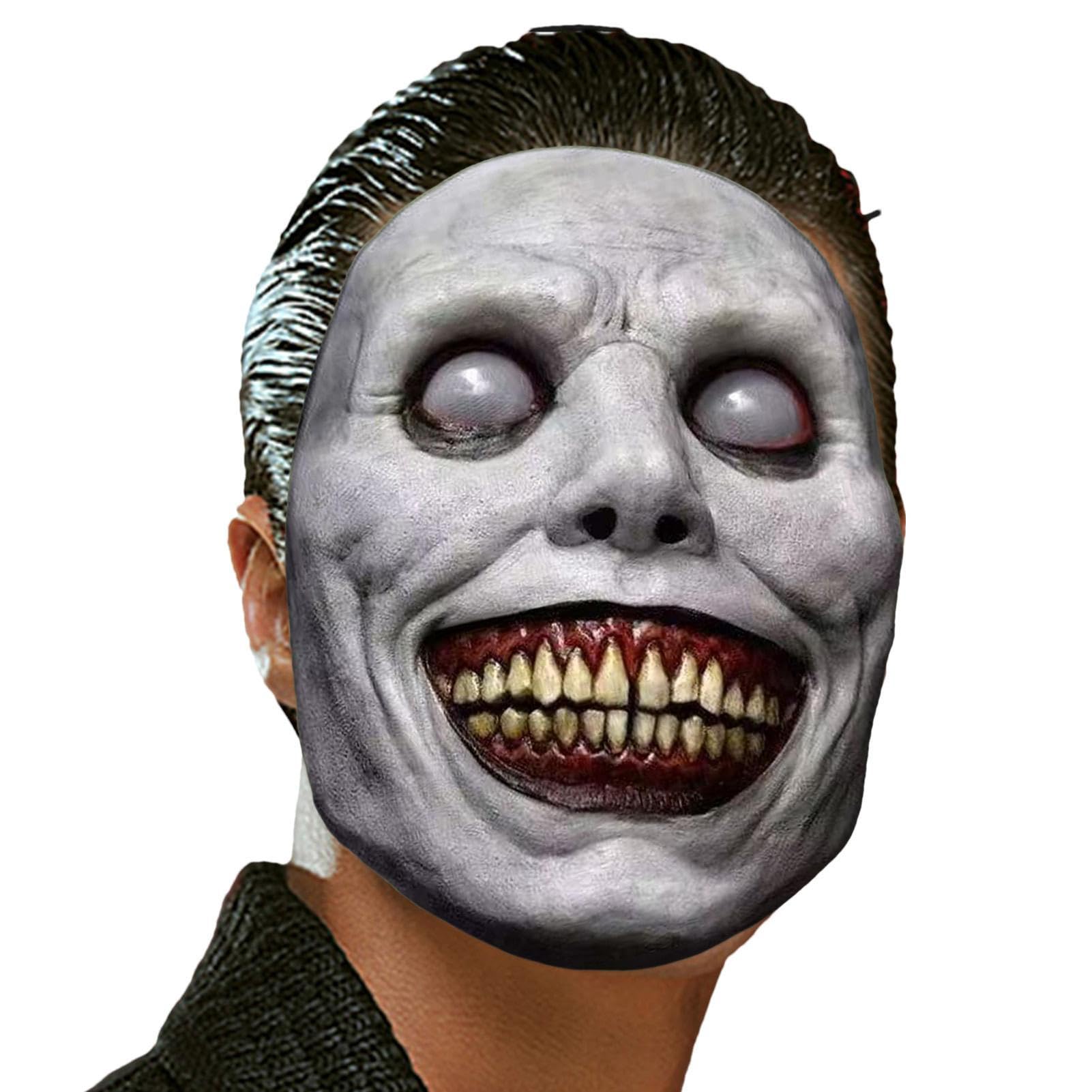 Homme Masque RéAliste Latex, Sourire DéMons Mal Cosplay Props Halloween