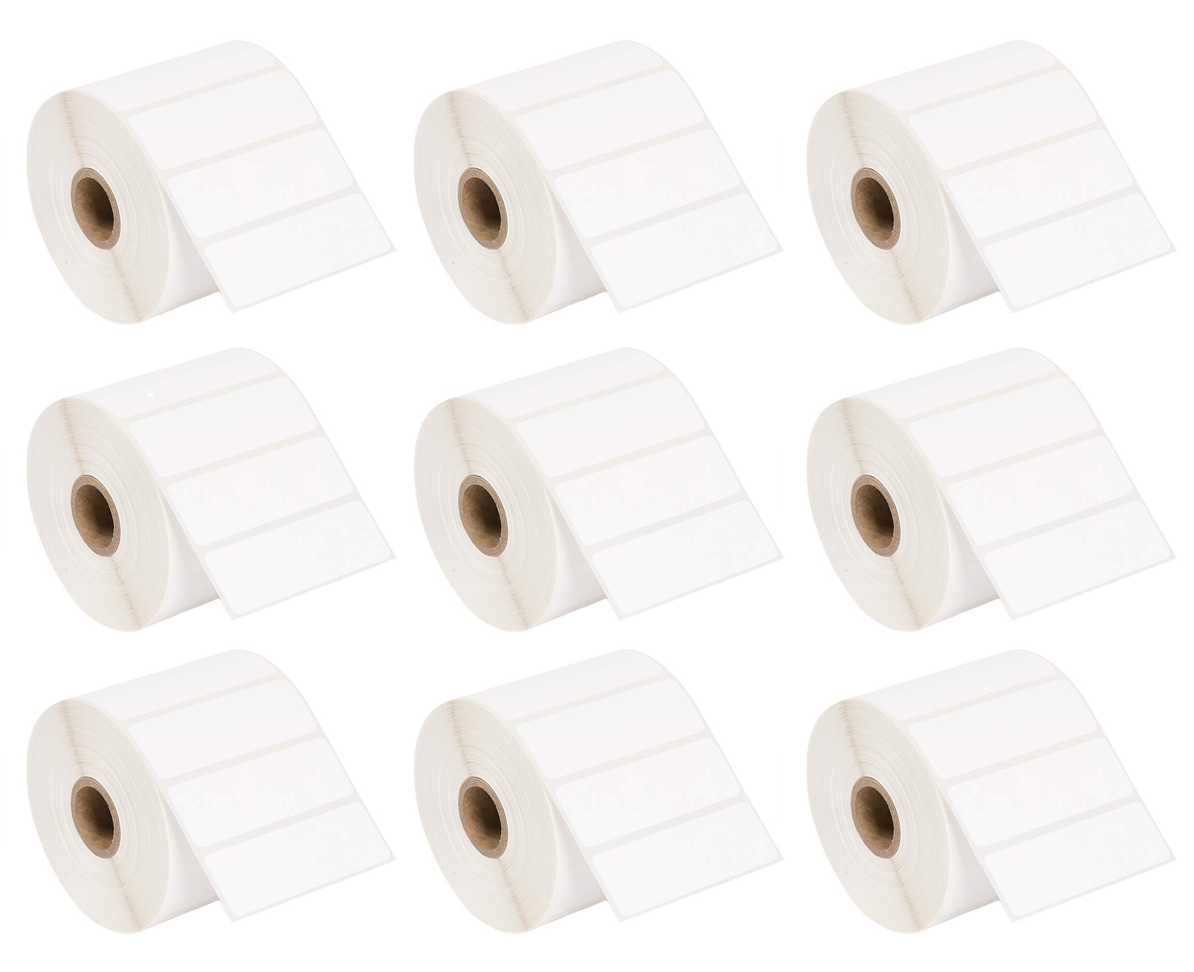 Nextphase Packaging Direct Thermal Labels - 3" x 1" - Perforated UPC Barcode FBA Address Labels with Premium Adhesive, Compatible with Zebra & Rollo Label Printers - 9 Rolls